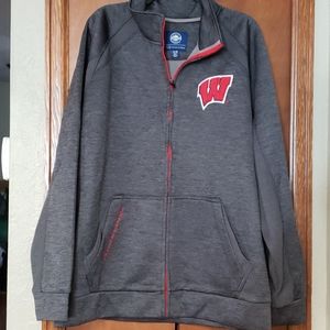 Wisconsin Badgers full zip sweatshirt XL NWT